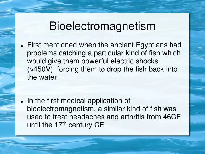 bioelectromagnetism