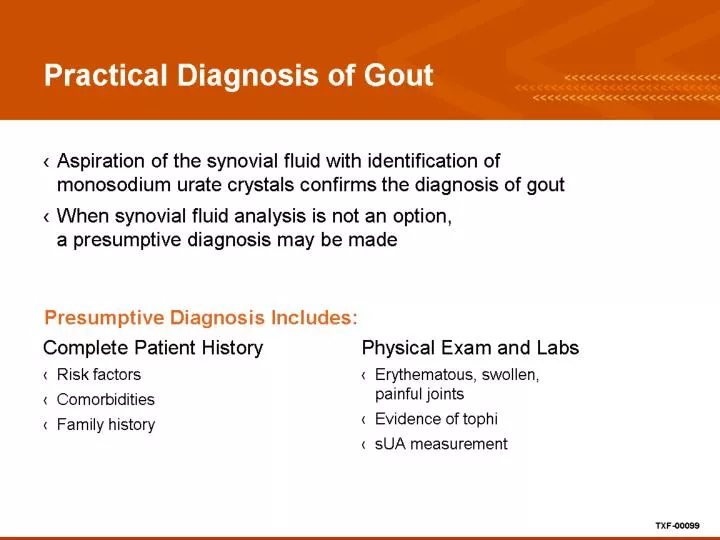 practical diagnosis of gout