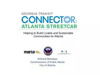 Helping to Build Livable and Sustainable Communities for Atlanta