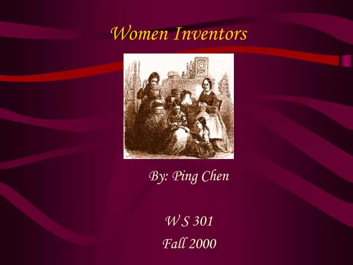 women inventors