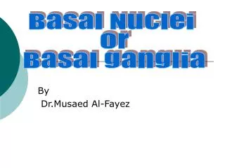 By Dr.Musaed Al-Fayez