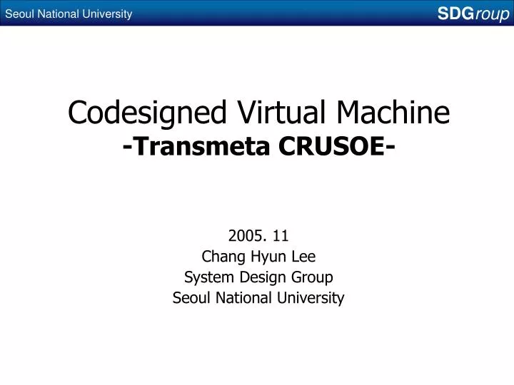 codesigned virtual machine transmeta crusoe