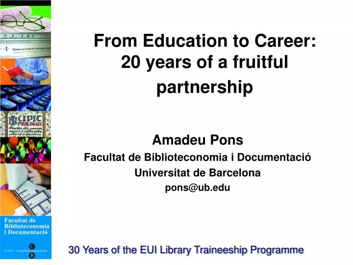 from education to career 20 years of a fruitful partnership