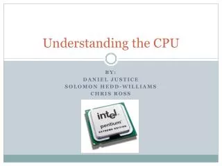 Understanding the CPU