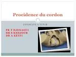 Procidence du cordon - slide 1