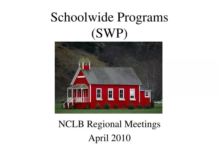 schoolwide programs swp