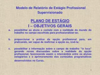 modelo de relat rio de est gio profissional supervisionado