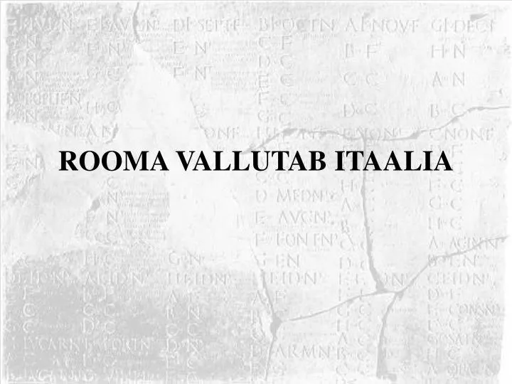 rooma vallutab itaalia