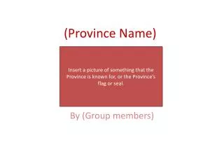 (Province Name)