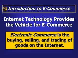 Introduction to E-Commerce