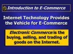 Introduction to E-Commerce - slide 1