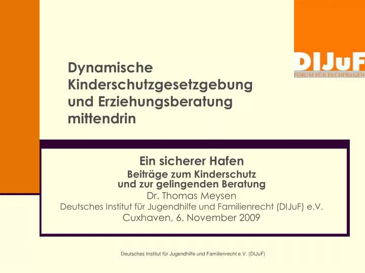 dynamische kinderschutzgesetzgebung und erziehungsberatung mittendrin