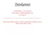 Tietokannat - slide 1
