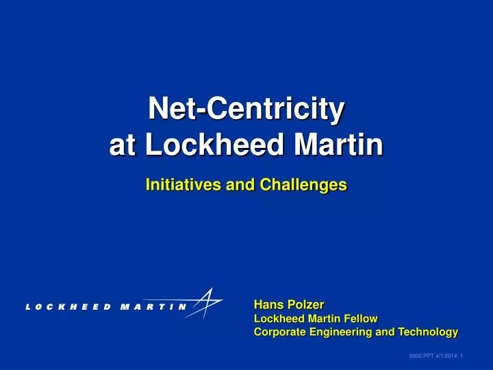 net centricity at lockheed martin