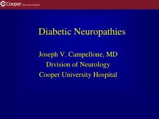 Diabetic Neuropathies
