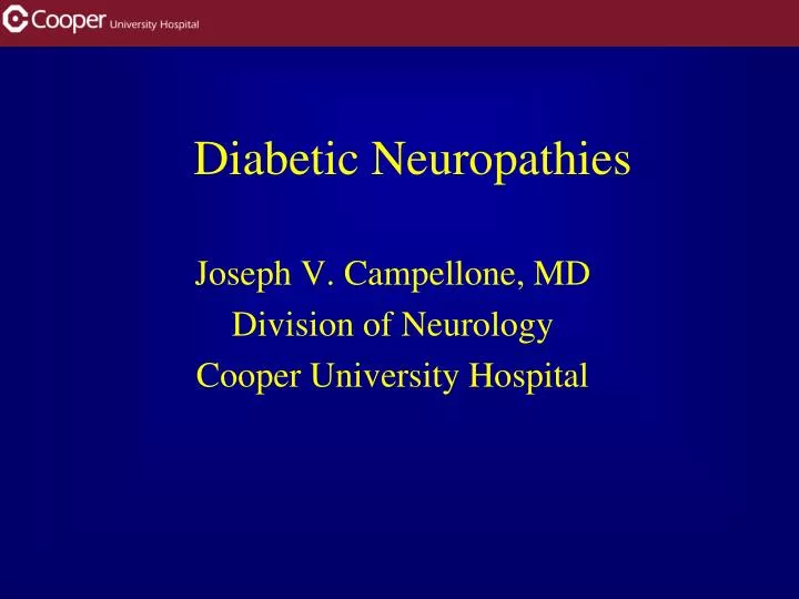 diabetic neuropathies