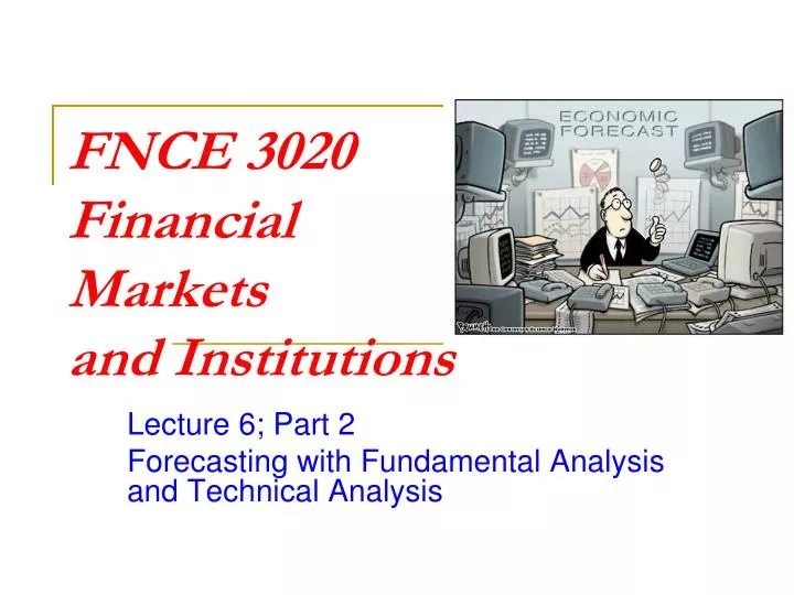 fnce 3020 financial markets and institutions
