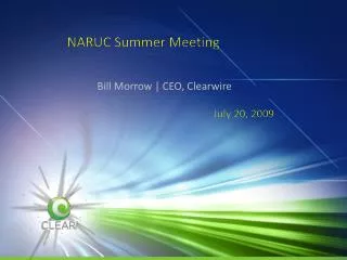 Bill Morrow | CEO, Clearwire