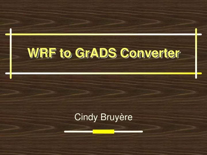 wrf to grads converter