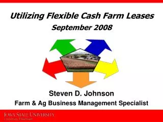 Utilizing Flexible Cash Farm Leases September 2008