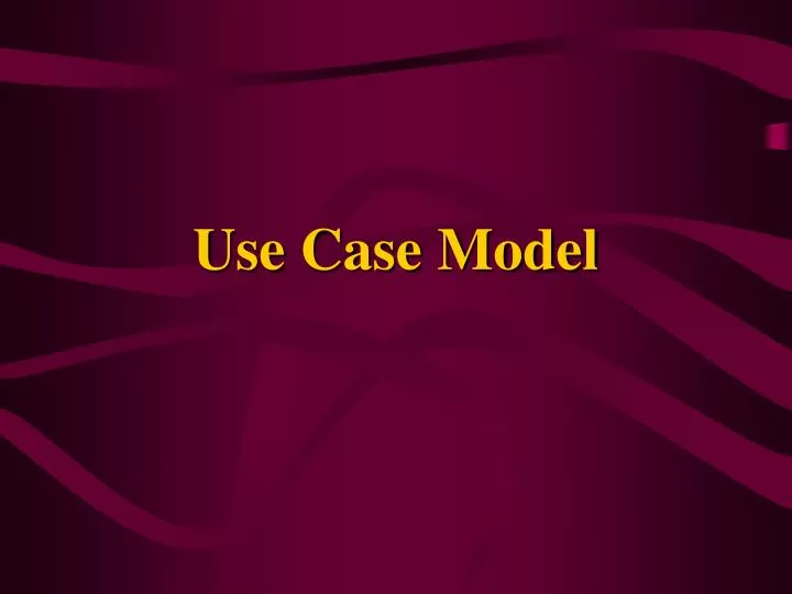 use case model