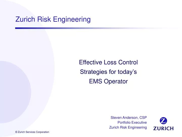 zurich risk engineering