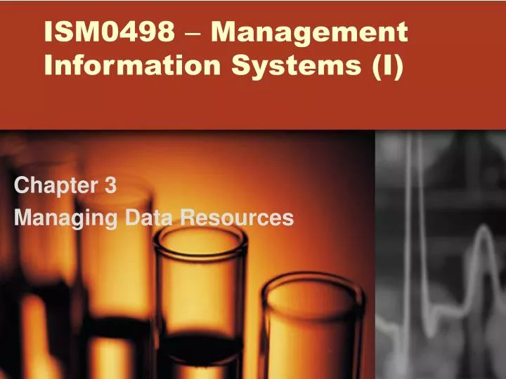 ism0498 management information systems i