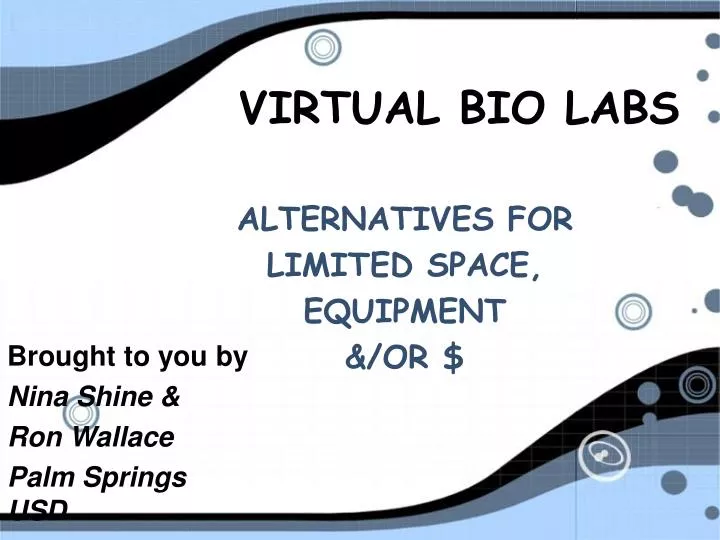 virtual bio labs