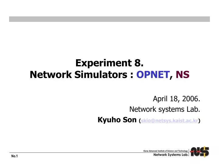 experiment 8 network simulators opnet ns