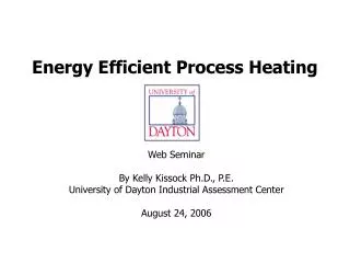 Energy Efficient Process Heating