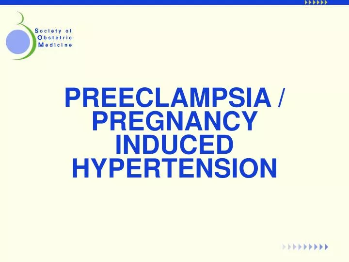 preeclampsia pregnancy induced hypertension