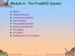 Module A: The FreeBSD System - slide 1