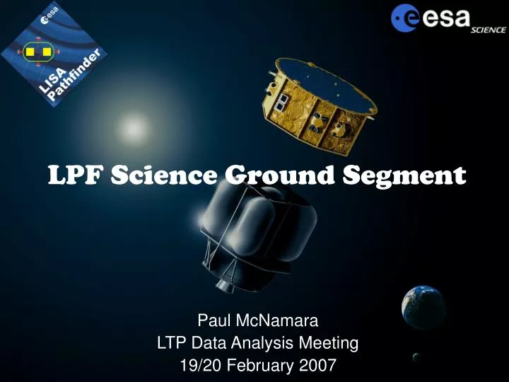 lpf science ground segment