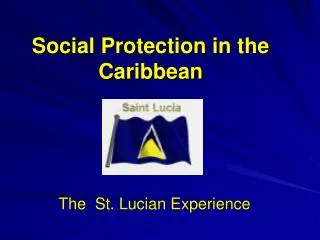 Social Protection in the Caribbean