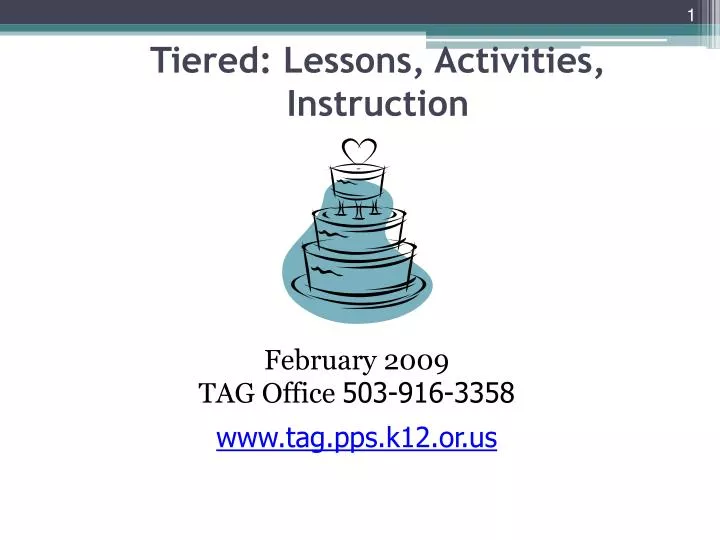 tiered lessons activities instruction