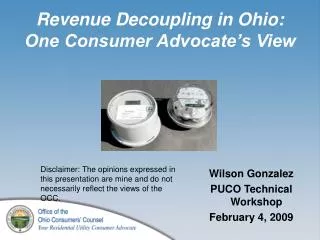 Revenue Decoupling in Ohio: One Consumer Advocate’s View