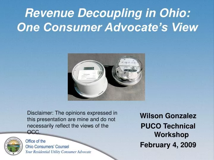 revenue decoupling in ohio one consumer advocate s view