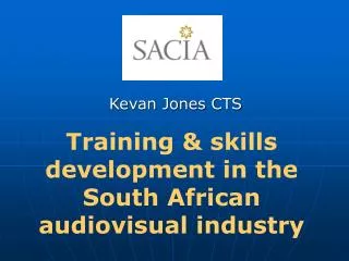 Training &amp; skills development in the South African audiovisual industry