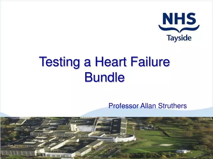 testing a heart failure bundle