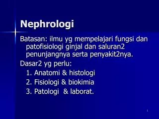 nephrologi