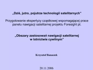 Krzysztof Banaszek 20.11.2006