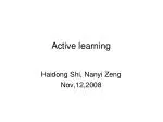 Active learning - slide 1