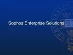 Sophos Enterprise Solutions - slide 1