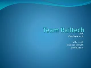 Team Railtech