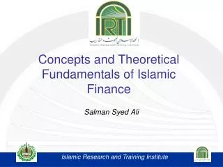 Concepts and Theoretical Fundamentals of Islamic Finance