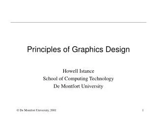 Principles of Graphics Design
