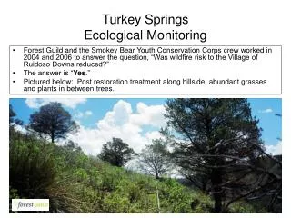 Turkey Springs Ecological Monitoring