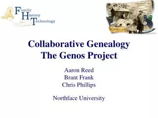 Collaborative Genealogy The Genos Project