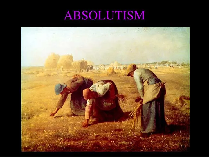 absolutism