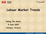 Labour Market Trends - slide 1